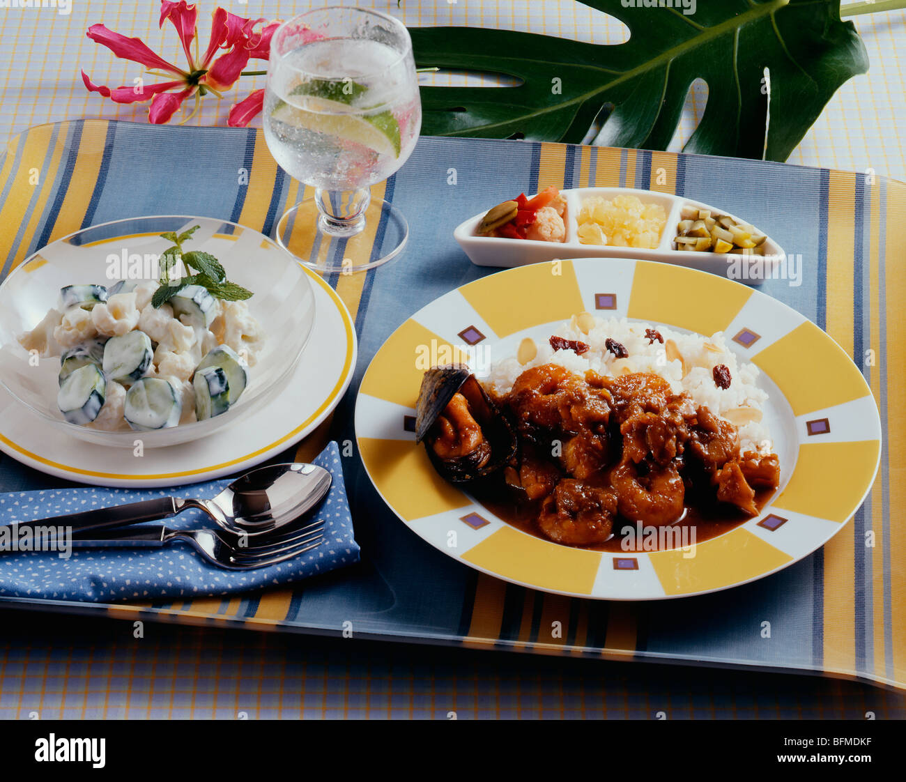 Seafood Curry Stock Photo