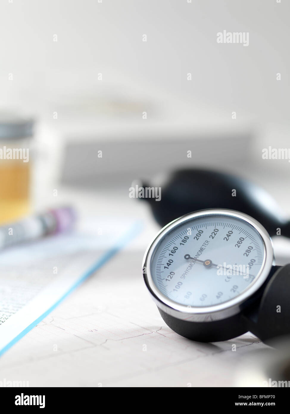 Blood pressure gauge Stock Photo Alamy