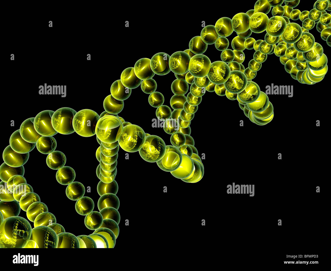 Green dna molecule structure hi-res stock photography and images - Alamy