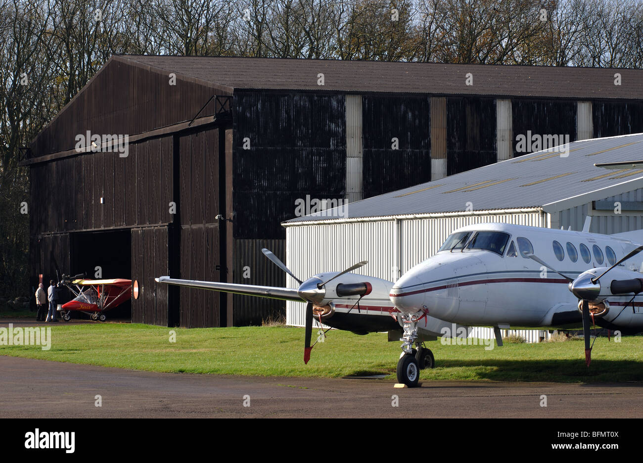 Leicester Airport, Stoughton, Leicestershire, England, UK Stock Photo