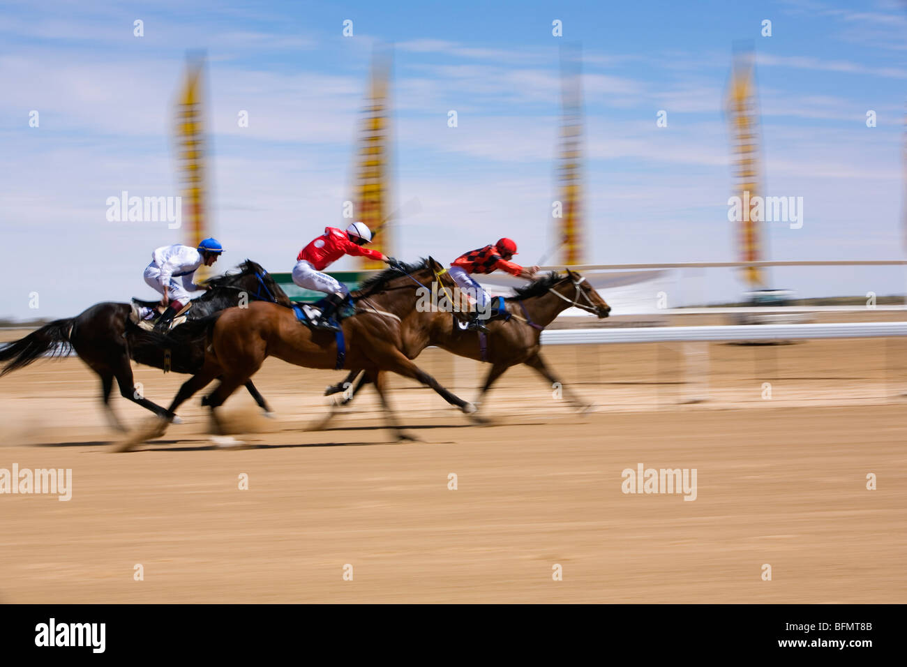 Yabbie Racing Australia outback horses High Resolution Stock Photography and Images ...