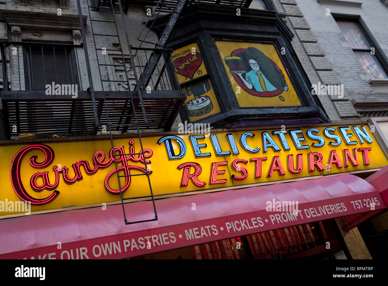 Carnegie Deli, NYC Stock Photo Alamy