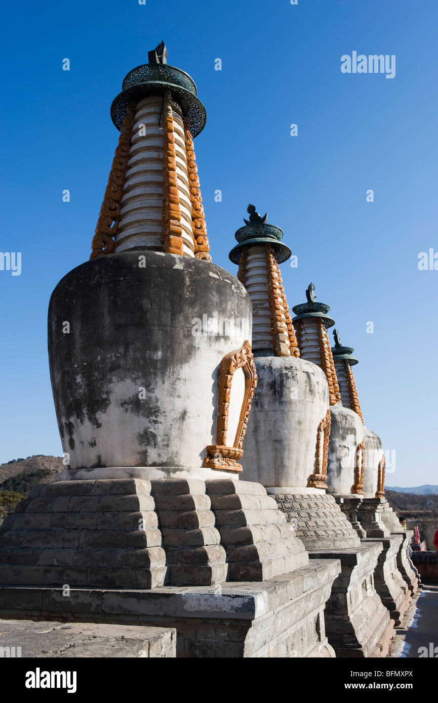 China, Hebei Province, Chengde, Unesco World Heritage Site, Putuo Zongcheng Tibetan outer temple (1767) Stock Photo