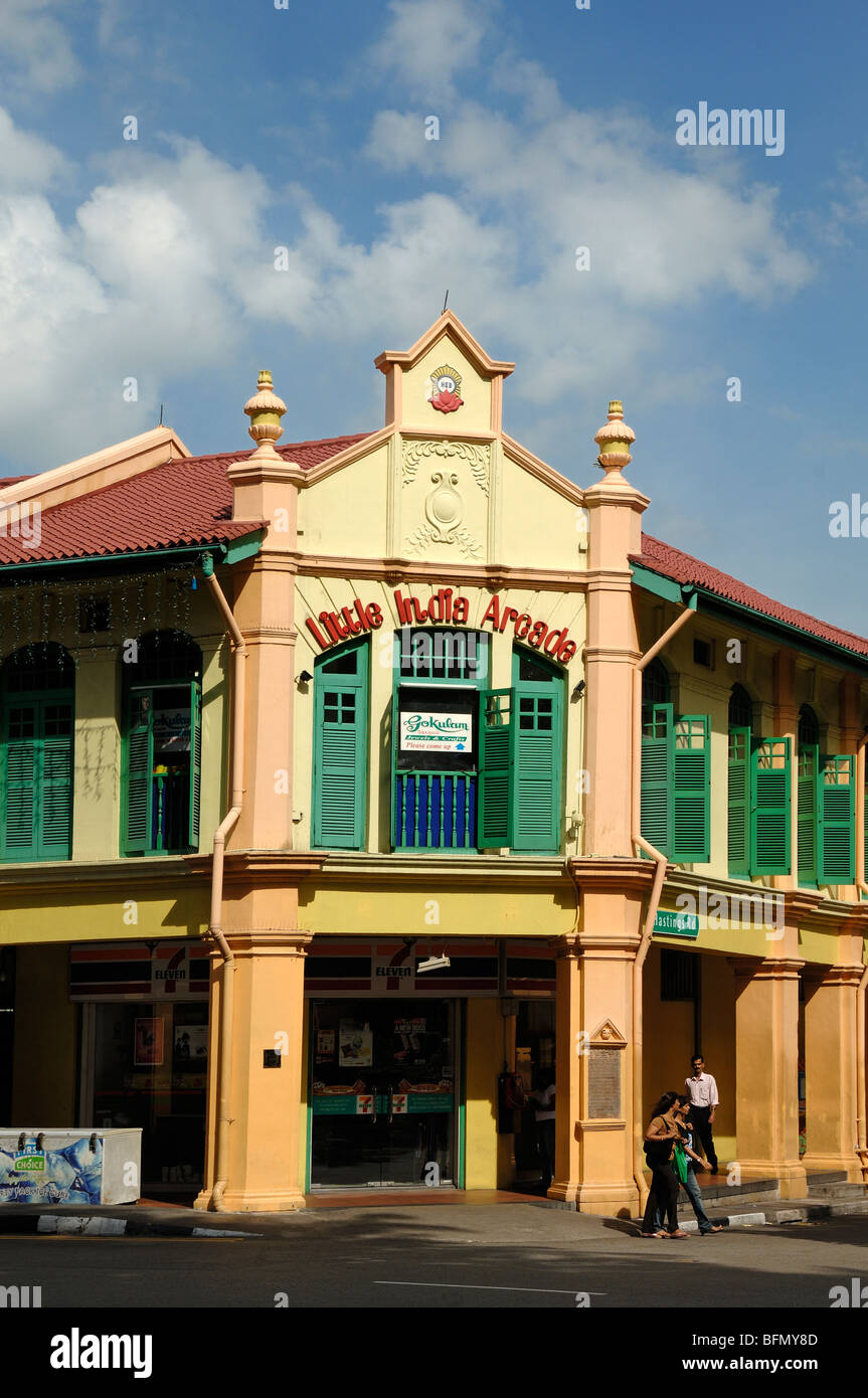 Little India Shopping Arcade, Converted from Restored Colonialera