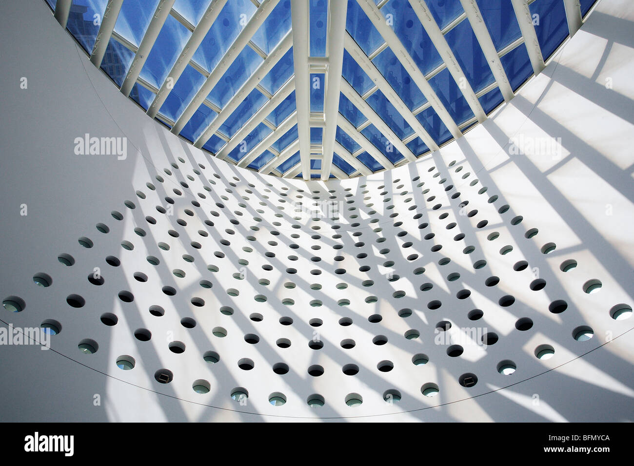 United States of America, California, San Francisco, detail of the skylight  in the Museum of Modern Art (MOMA) Mario Botta Stock Photo - Alamy