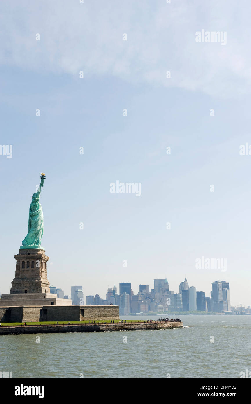 USA, New York State, New York City, Statue of Liberty, given to the USA
