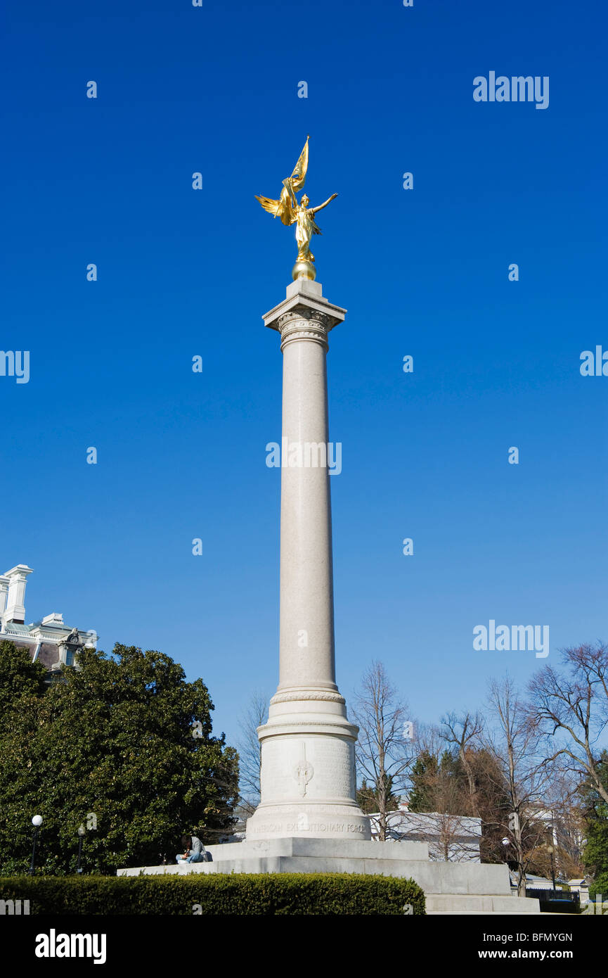 USA, Washington DC, District of Columbia. Statue Stock Photo