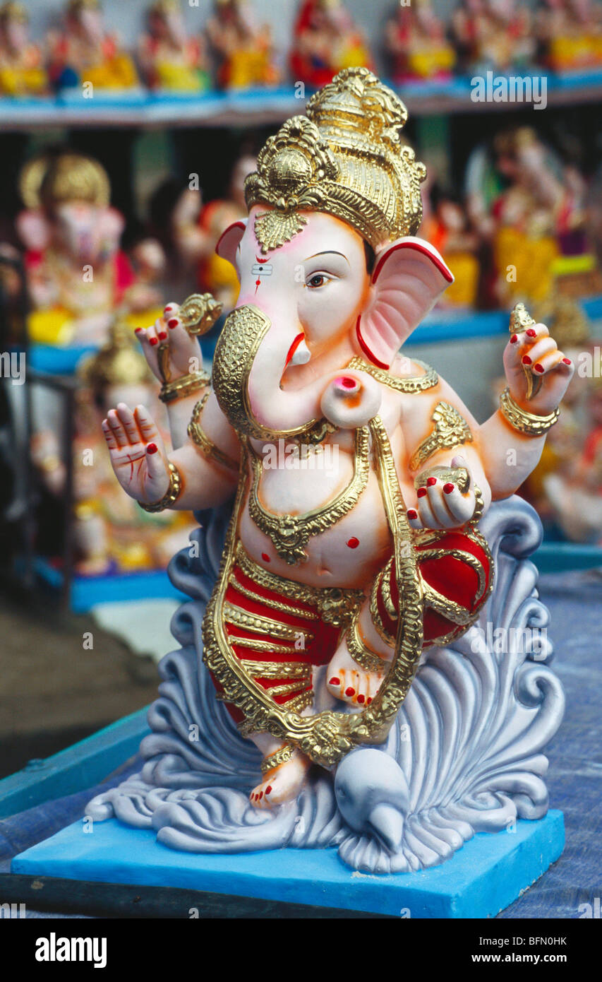 Ganesh Chaturthi Festival Ganesha Ganpati Idol Sitting On A Bird 