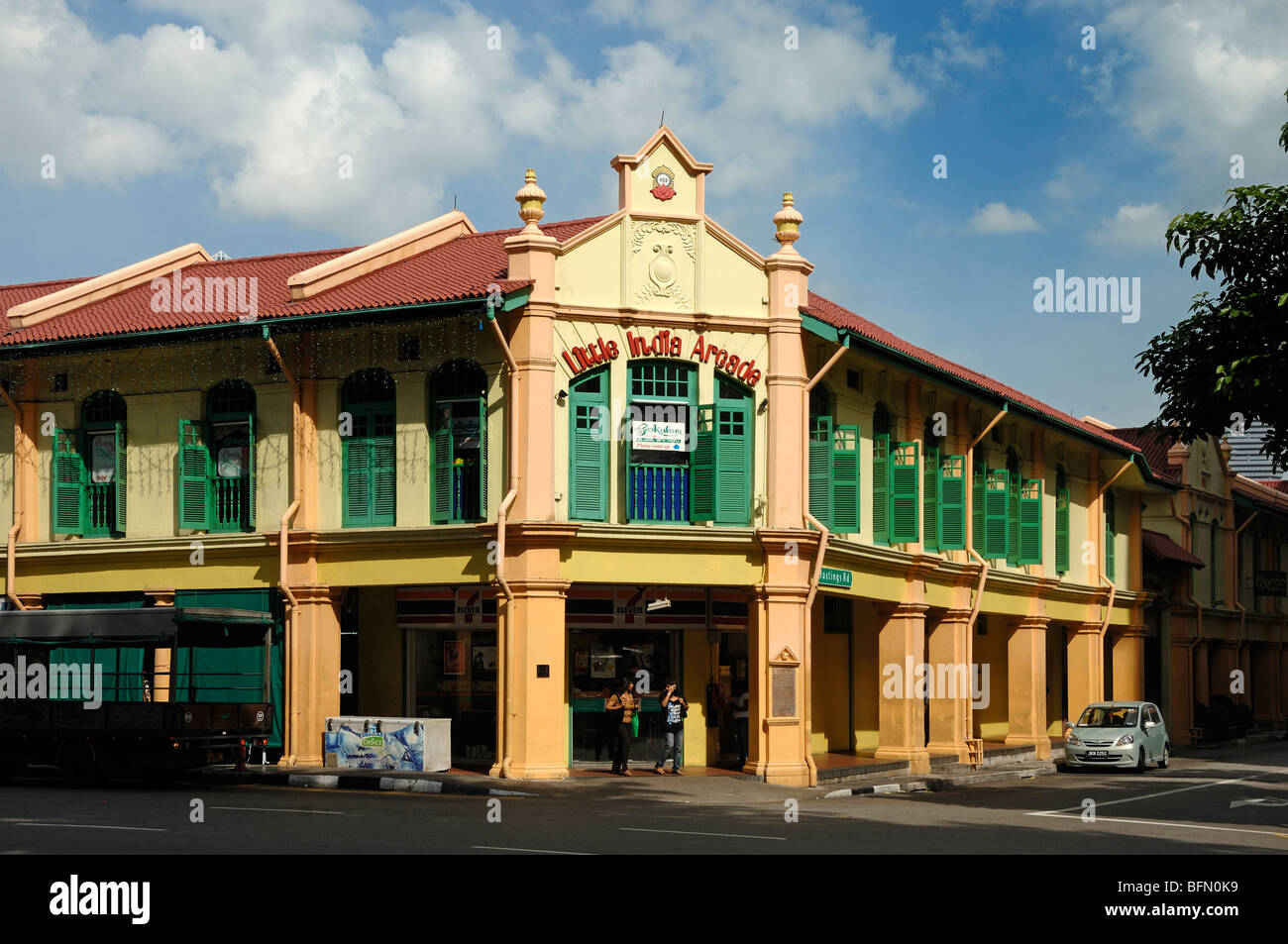 Little India Shopping Arcade, Converted from Restored Colonialera