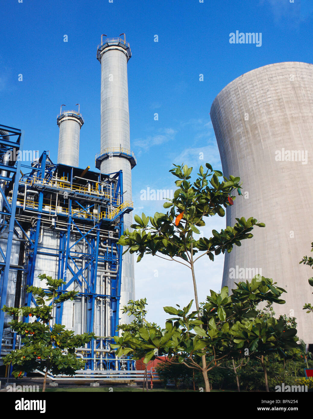 Paguthan power plant ; Bharuch ; Gujarat ; India ; asia Stock Photo Alamy