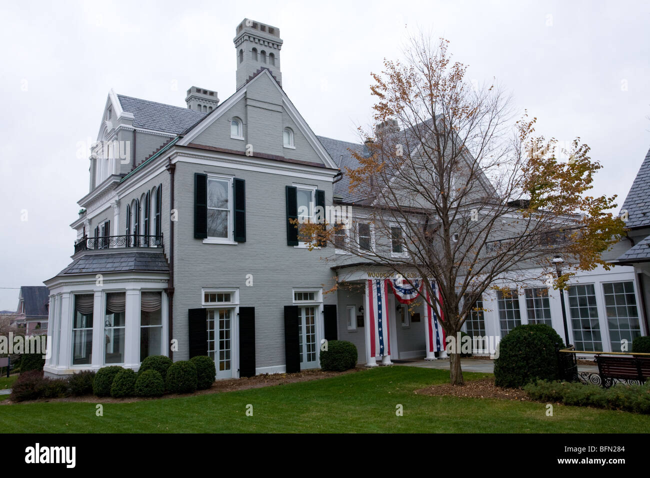 Woodrow Wilson Presidential Library in his birthplace of Staunton, Virginia Stock Photo