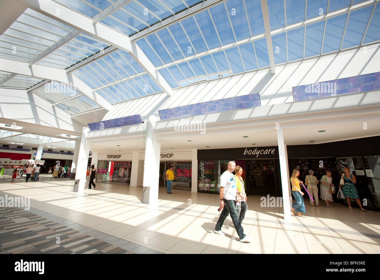 Newport Kingsway Shopping Centre Gwent South Wales UK Stock Photo Alamy
