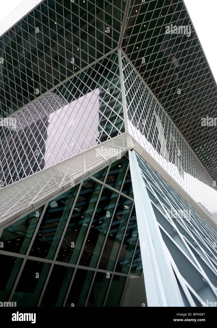 Seattle Public Library, designed by Rem Koolhaas of OMA Stock Photo Alamy
