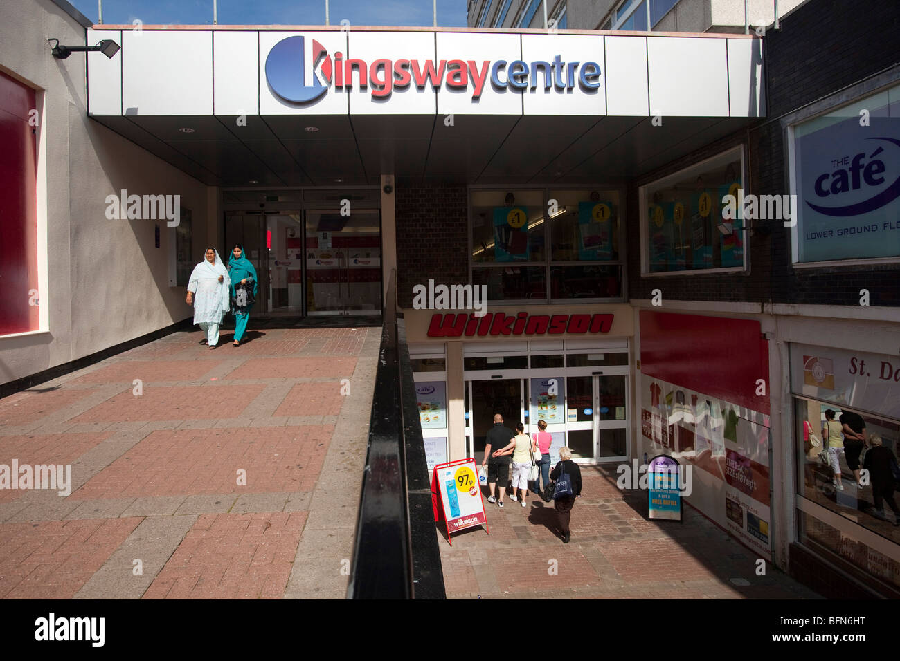 Newport Kingsway Shopping Centre Gwent South Wales UK Stock Photo Alamy