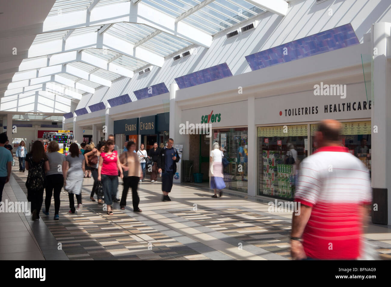 Newport Kingsway Shopping Centre Gwent South Wales UK Stock Photo