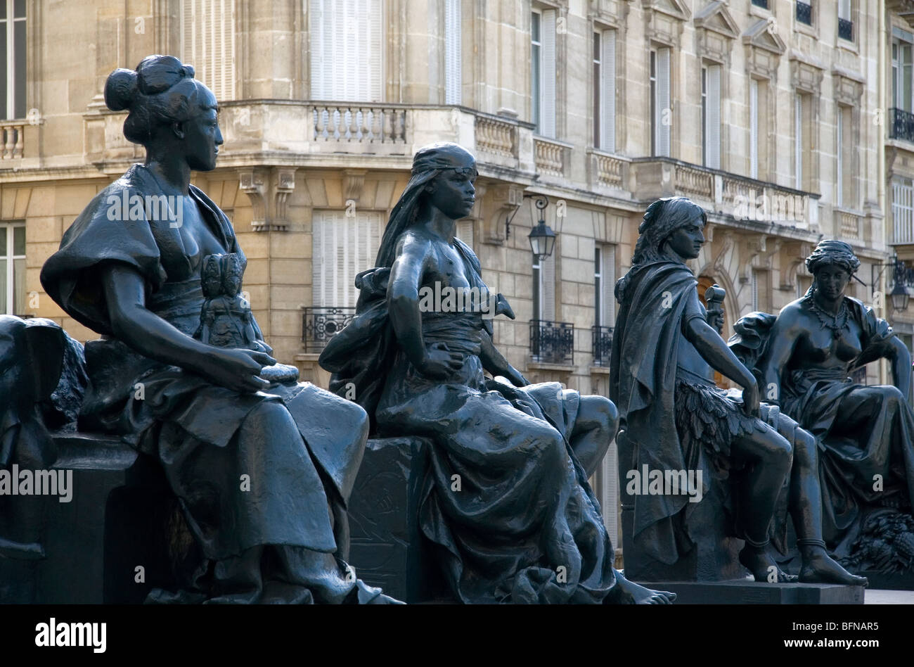 Sculpture outside of the Musee d'Orsay in Paris, France. Stock Photo