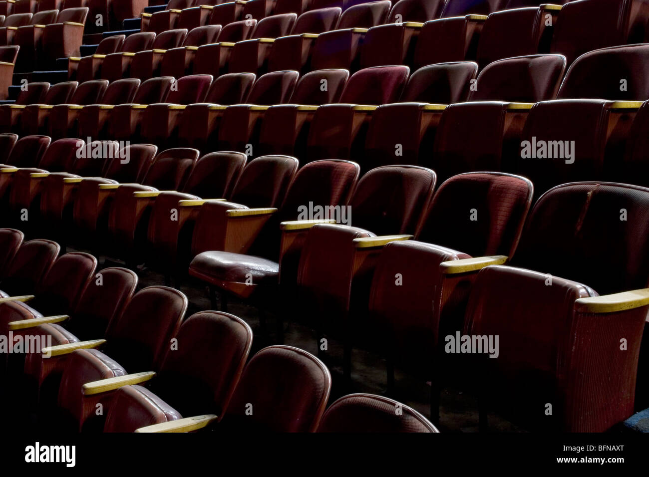 Interior of the old Million Dollar Theatre, Broadway, Los Angeles Stock Photo