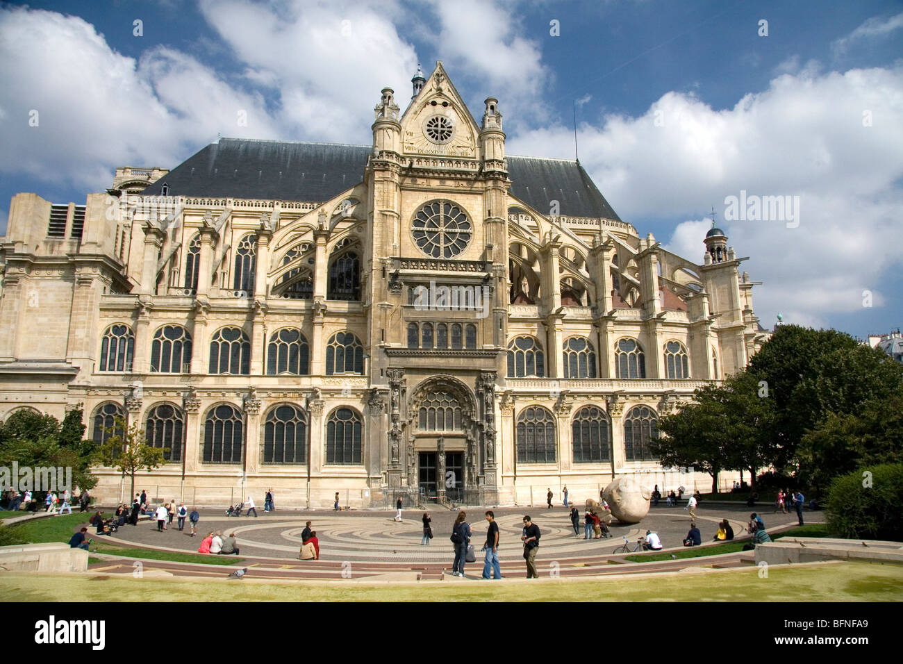 Eglise Saint Eustache In Paris France Stock Photo Alamy
