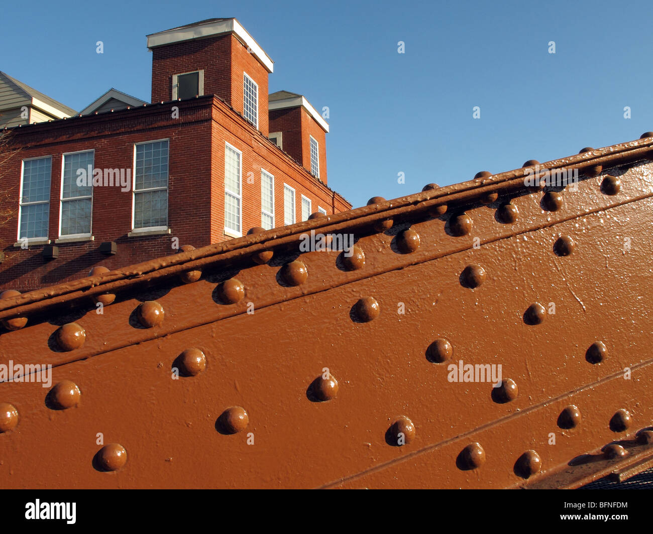 Metal bridge rivets hires stock photography and images Alamy