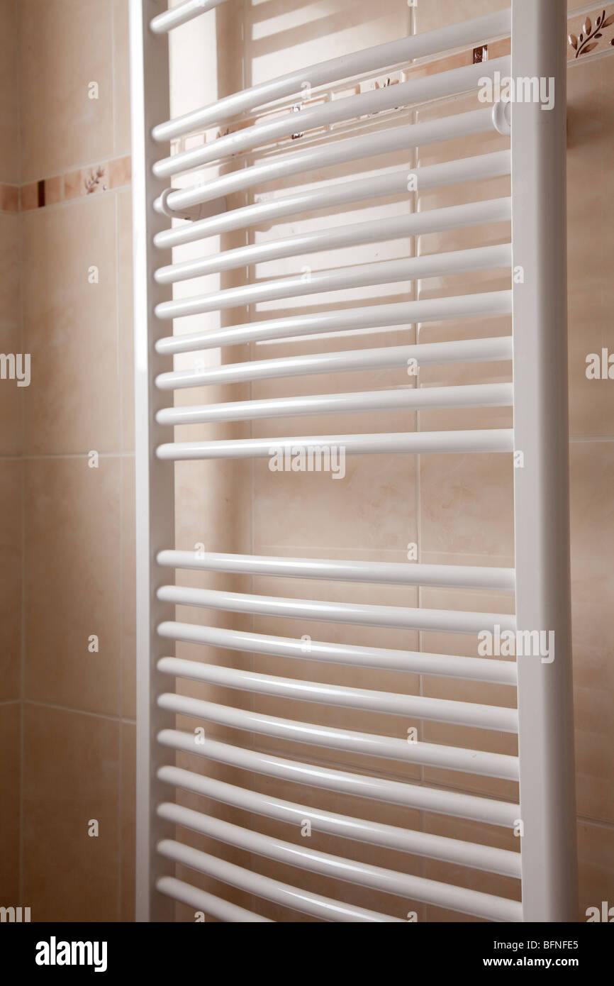 modern bathroom heater on marble wall Stock Photo Alamy