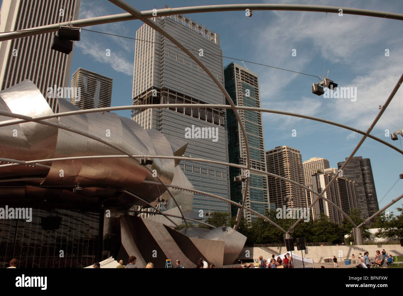 Millennium Park, Downtown Chicago, USA Stock Photo - Alamy