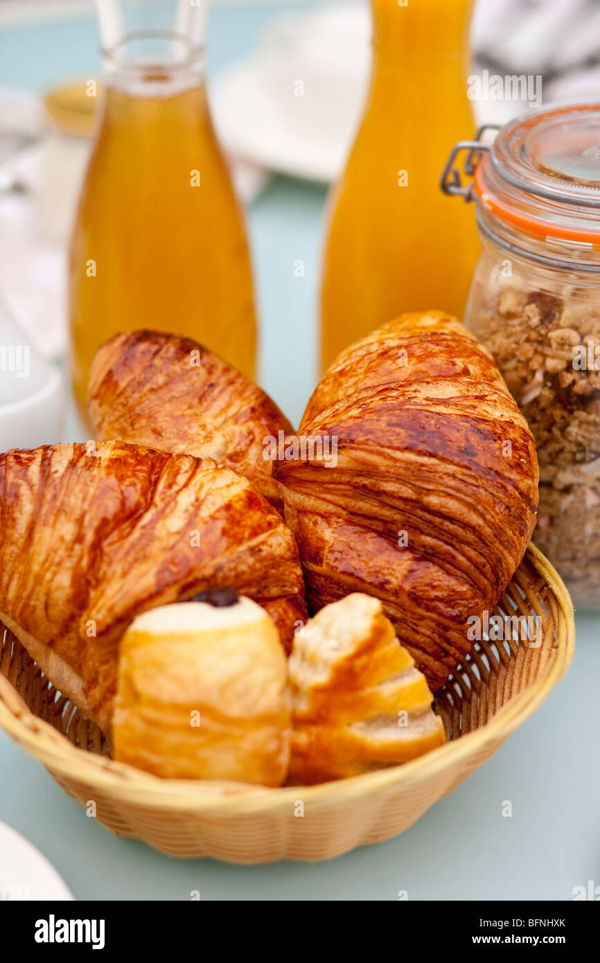 Breakfast time in Provence Stock Photo