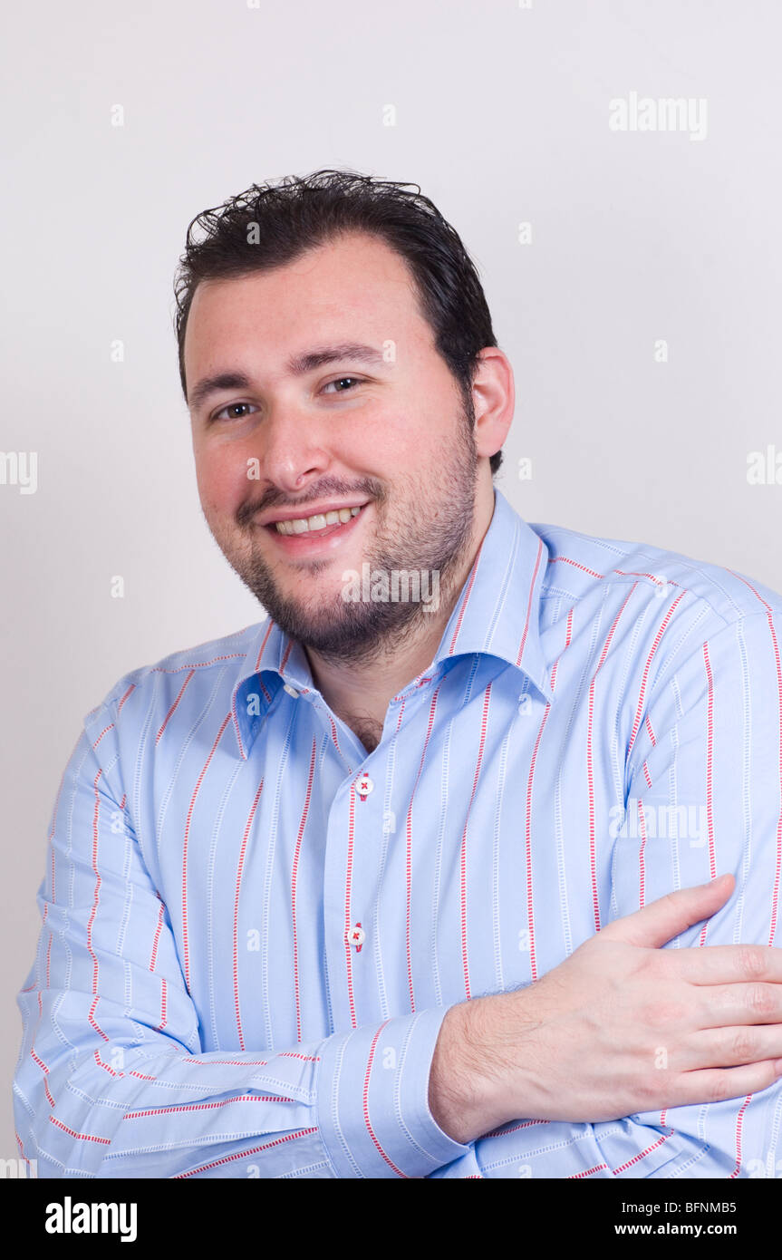 One person arms folded cutout hi-res stock photography and images - Alamy
