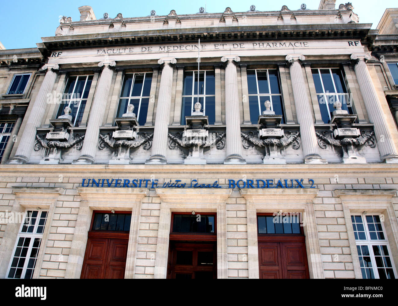 University of Bordeaux 2 in Place de la Victoire, France Stock Photo - Alamy