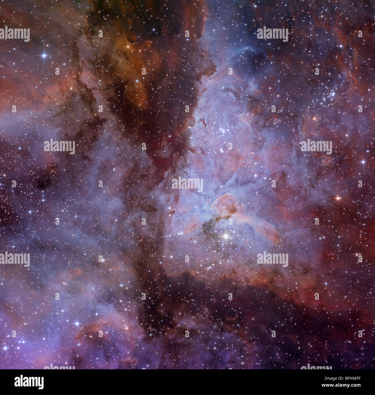 Eta Carinae Nebula Stock Photo