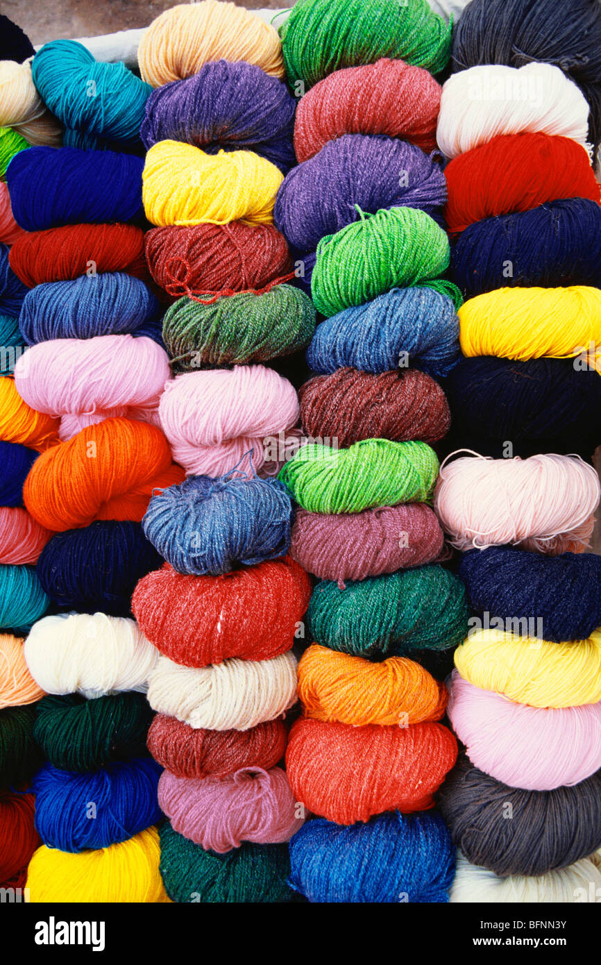 colorful wool bundles for knitting for sale ; jaipur ; rajasthan