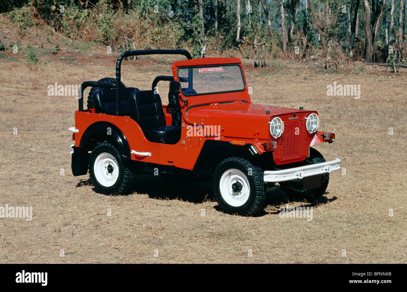 Mahindra jeep ; India - ANA 62552 Stock Photo