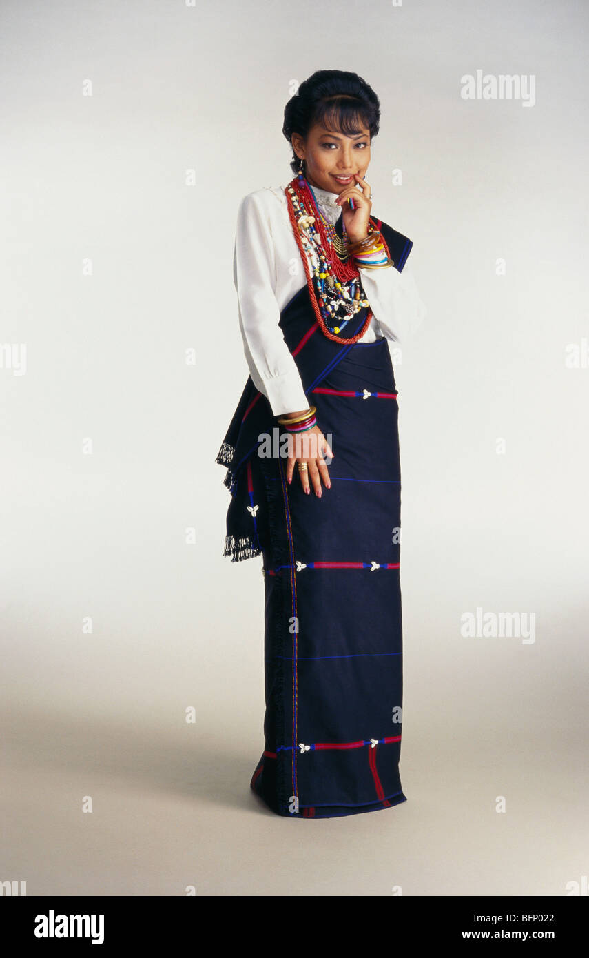 naga ladies dress 25-11-2018 Nagaland India Portrait Young Naga Stock Photo 1494520805