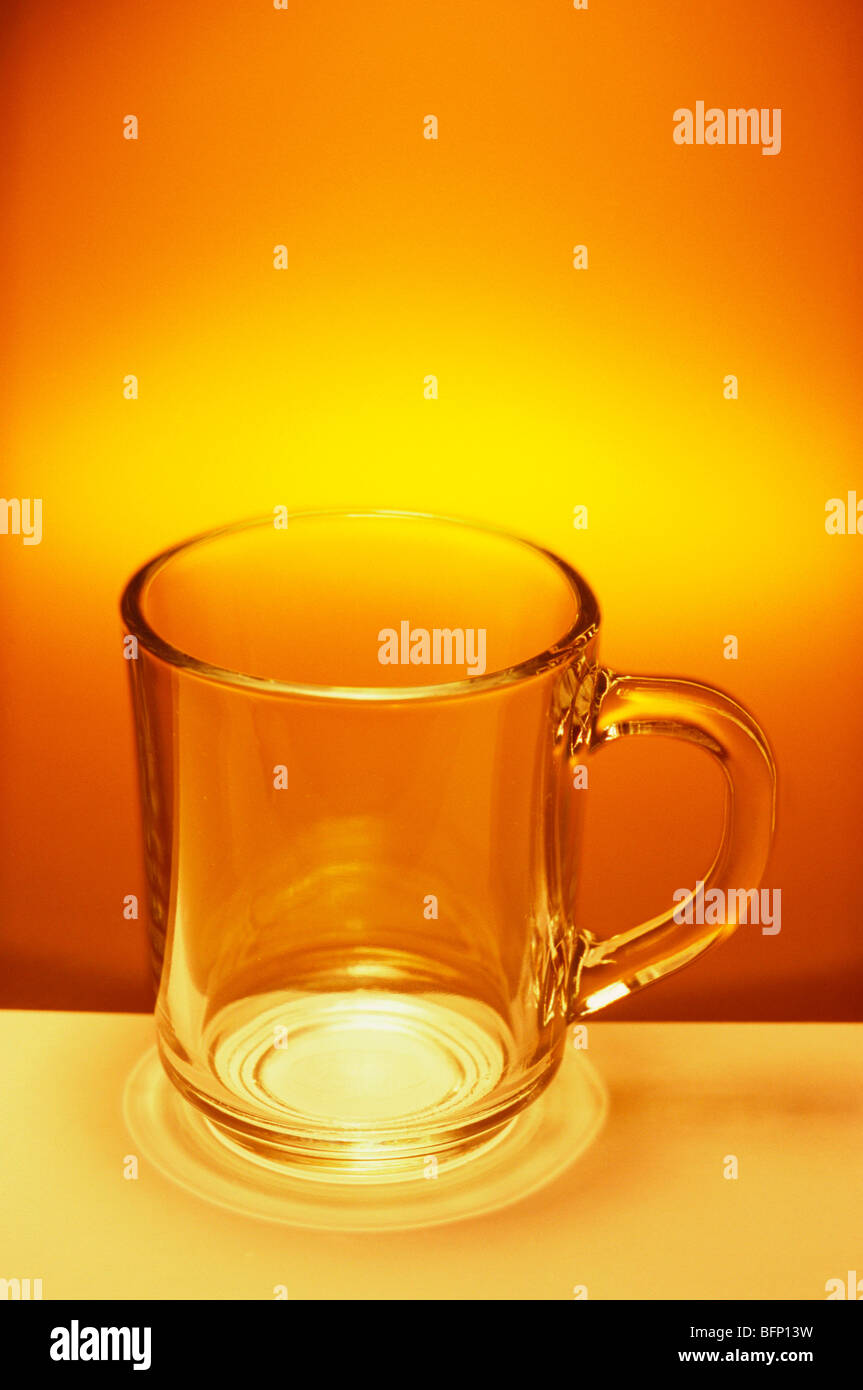 glass coffee mug Stock Photo