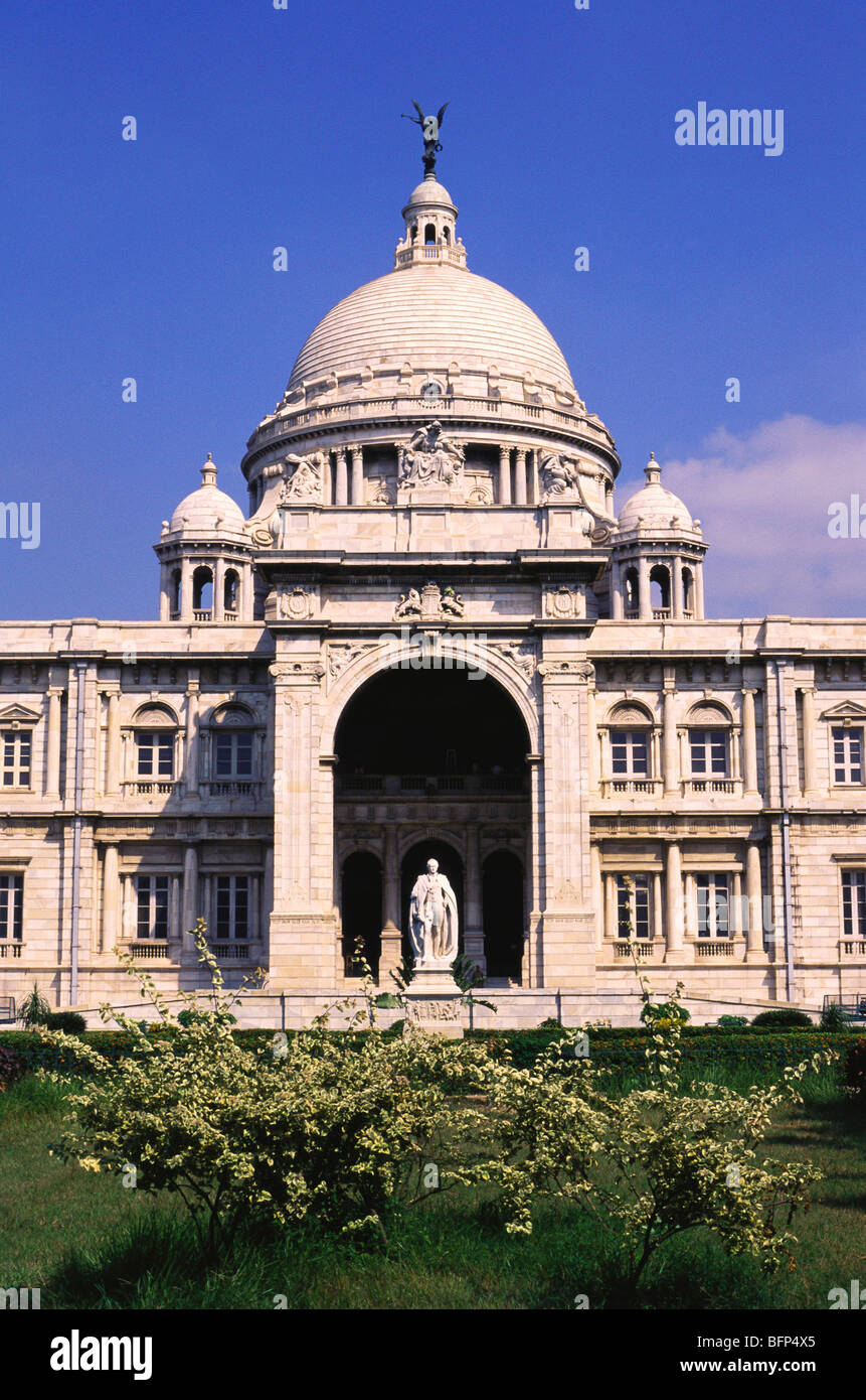 Victoria Memorial marble building ; Calcutta ; Kolkata ; West Bengal ; India ; Asia Stock Photo