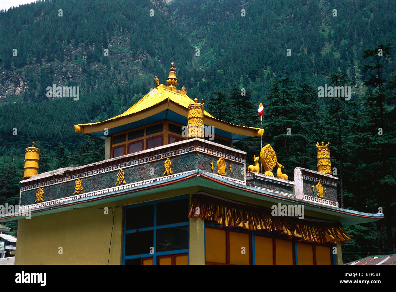 Tibetan monastery ; Manali ; Himachal Pradesh ; India ; asia Stock Photo