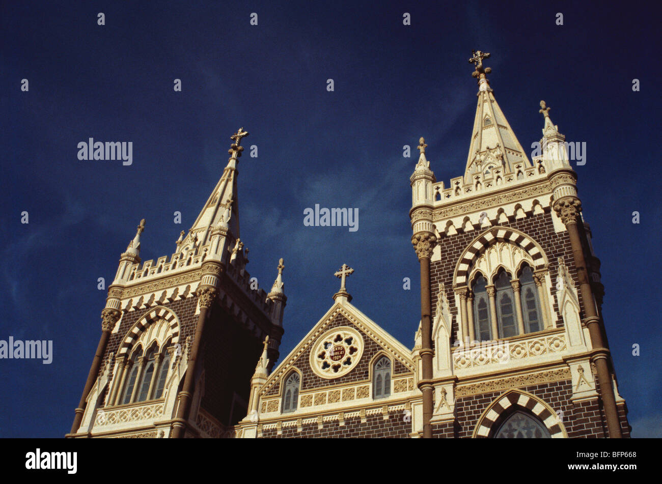 Mount Mary Basilica in Bandra Bombay Mumbai Maharashtra India Stock Photo