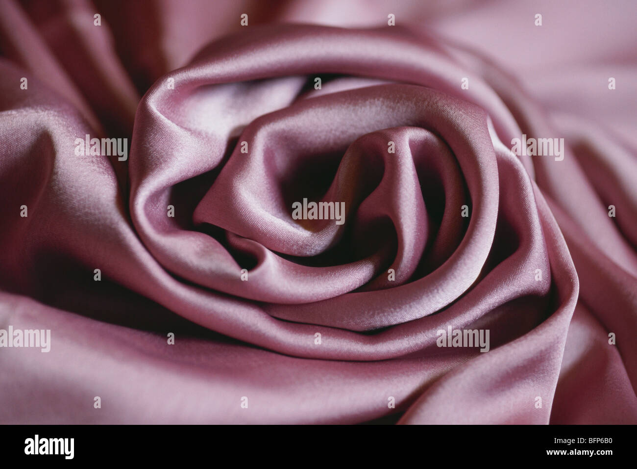 Purple silk fabric Stock Photo