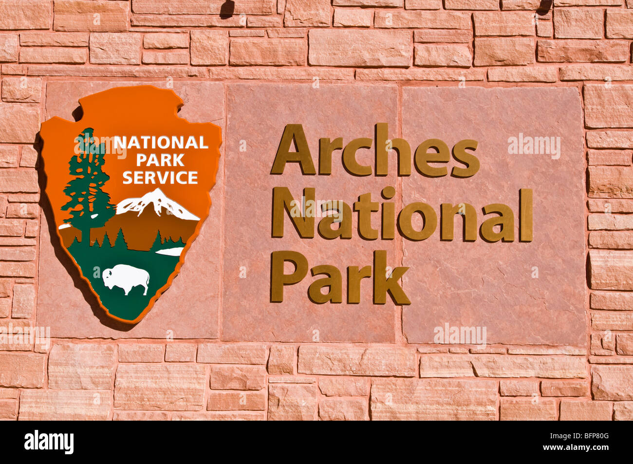 The Arches Visitor Center, Arches National Park, Utah Stock Photo - Alamy