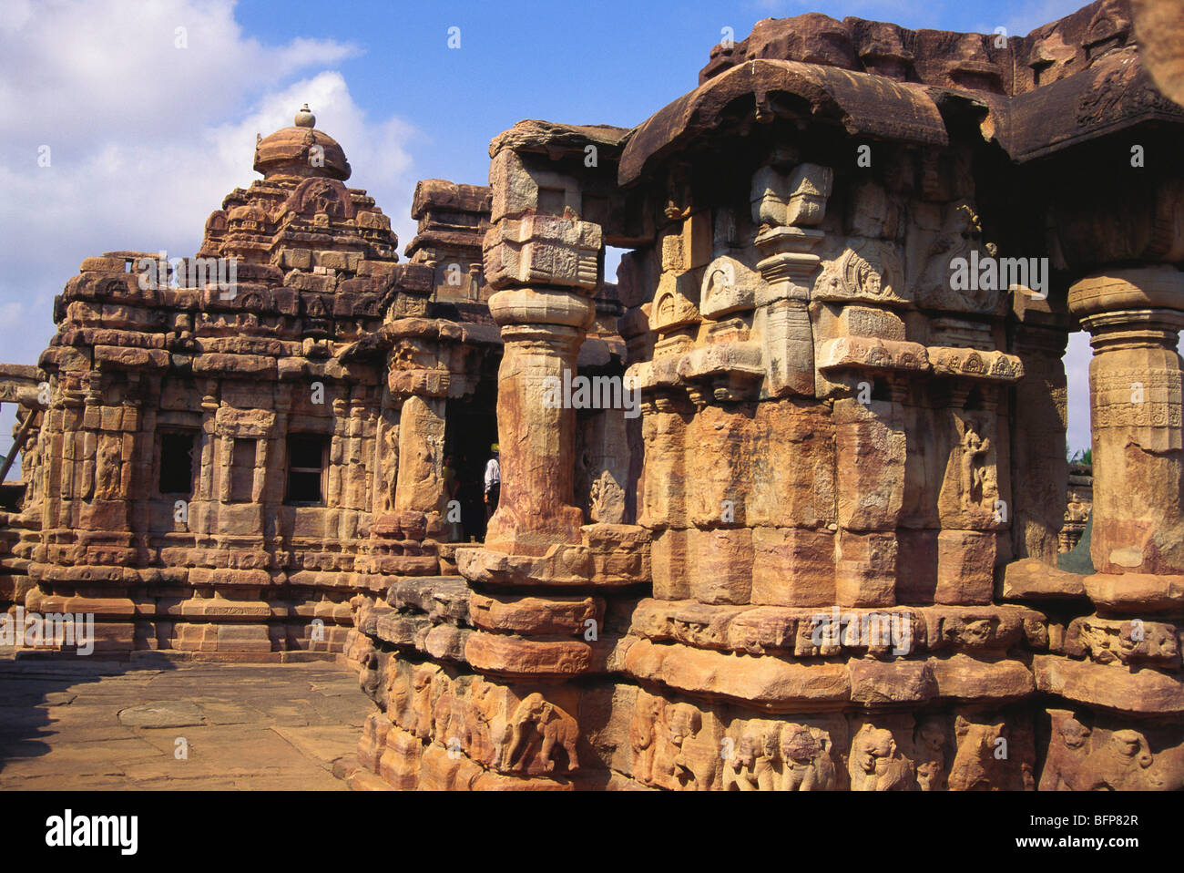 Temples ; Pattadakal ; Pattadakallu ; Raktapura ; Bagalkot ; Karnataka ; India ; Asia Stock Photo