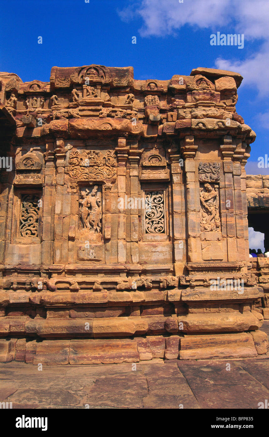 Virupaksha temple ; Temples ; Pattadakal ; Pattadakallu ; Raktapura ; Bagalkot ; Karnataka ; India ; Asia Stock Photo