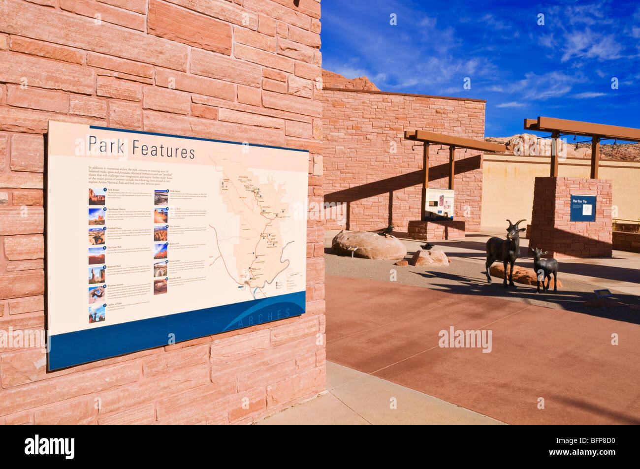 The Arches Visitor Center, Arches National Park, Utah Stock Photo - Alamy