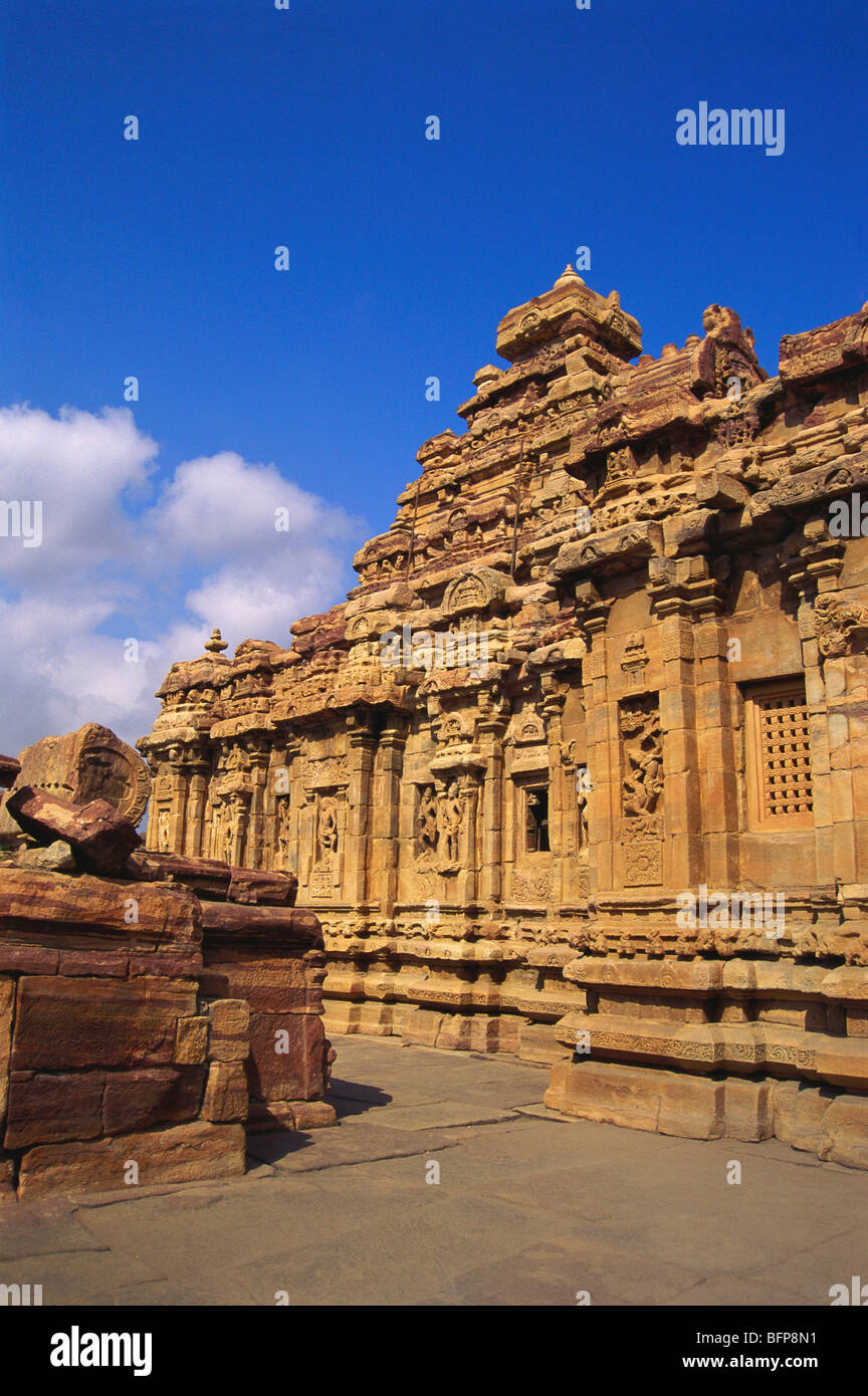 Sangameshwara temple ; Vijayeshvara temple ; Pattadakal ; Pattadakallu ; Raktapura ; Bagalkot ; Karnataka ; India ; Asia Stock Photo