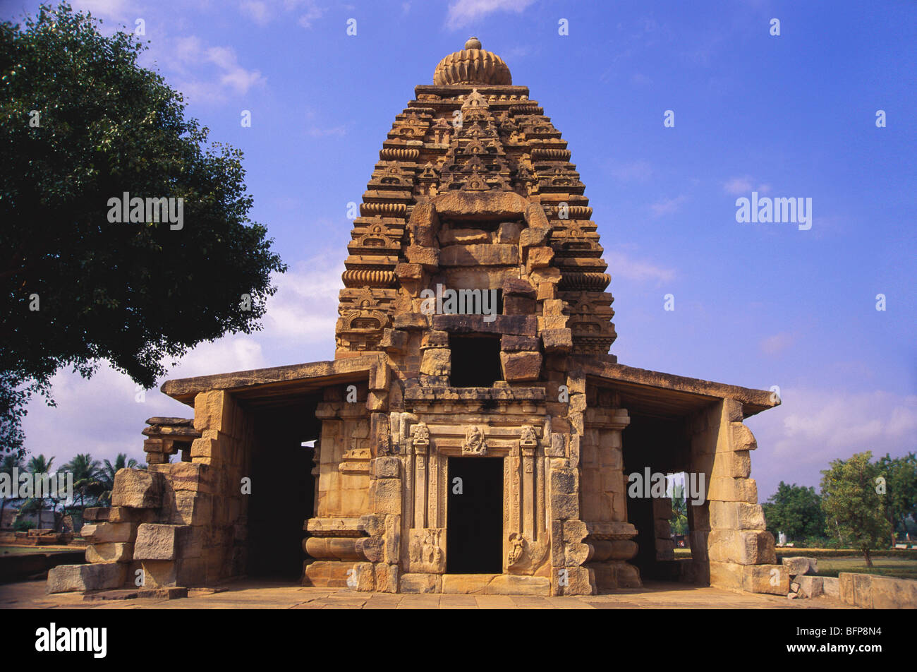 Galaganatha temple ; Pattadakal ; Pattadakallu ; Raktapura ; Bagalkot ; Karnataka ; India ; Asia Stock Photo