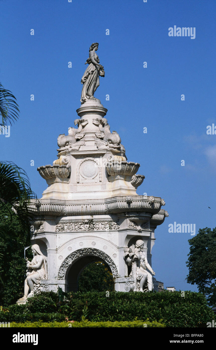 VHM 65348 : Flora Fountain ; Hutatma Chowk ; Bombay Mumbai ; Maharashtra ; India Stock Photo