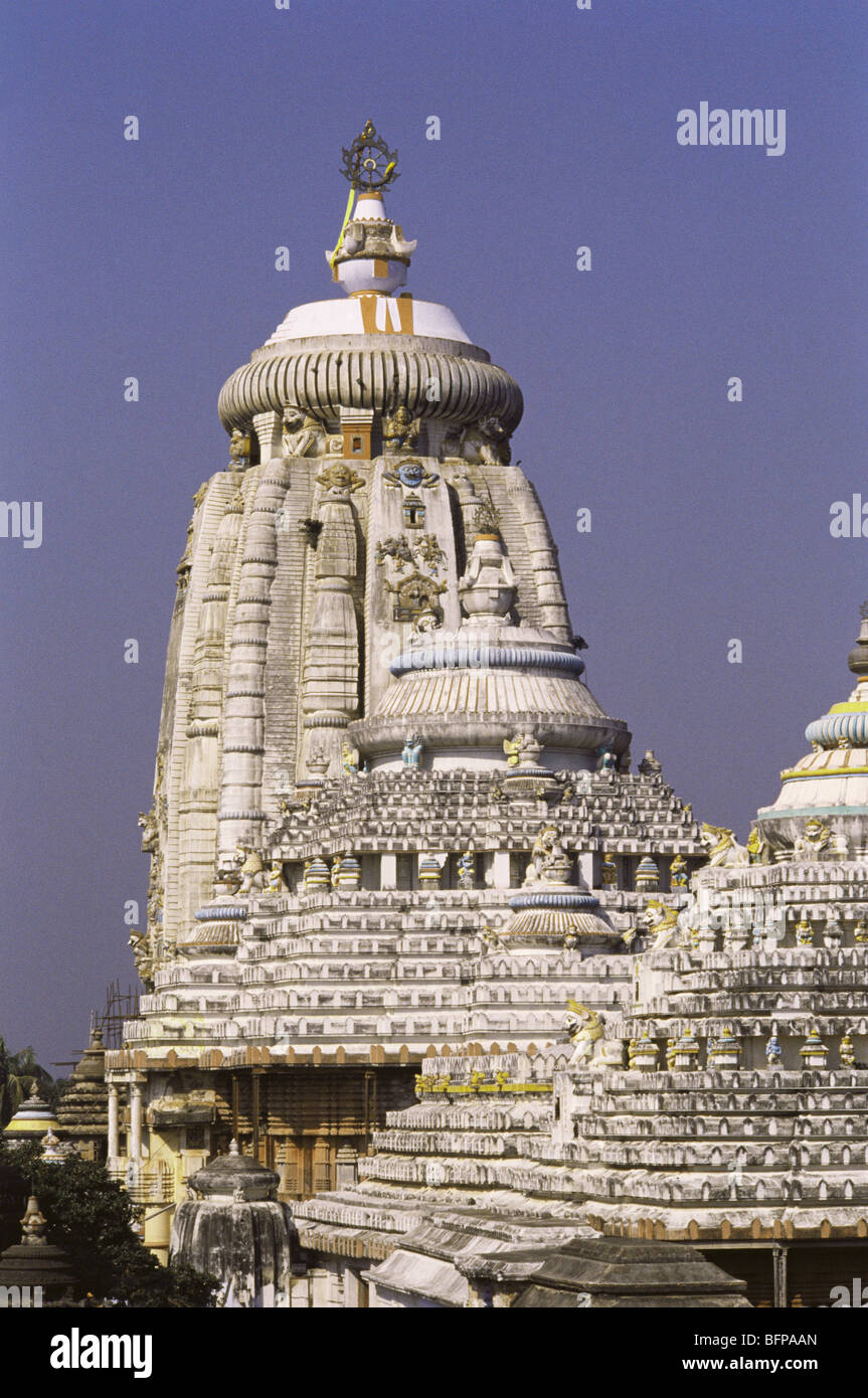 ASM 65469 : Jagannath Puri temple ; Orissa ; India Stock Photo