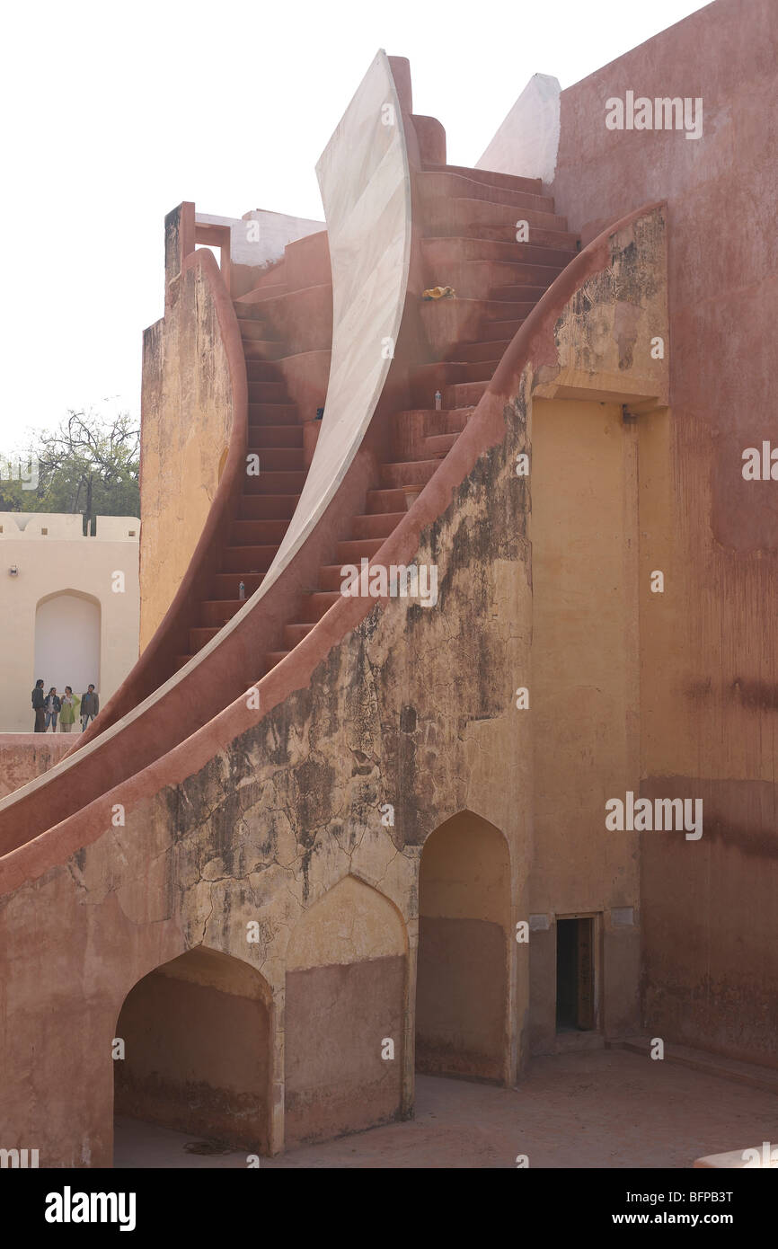 sundial Jantar Mantar observatory Jaipur India Stock Photo Alamy