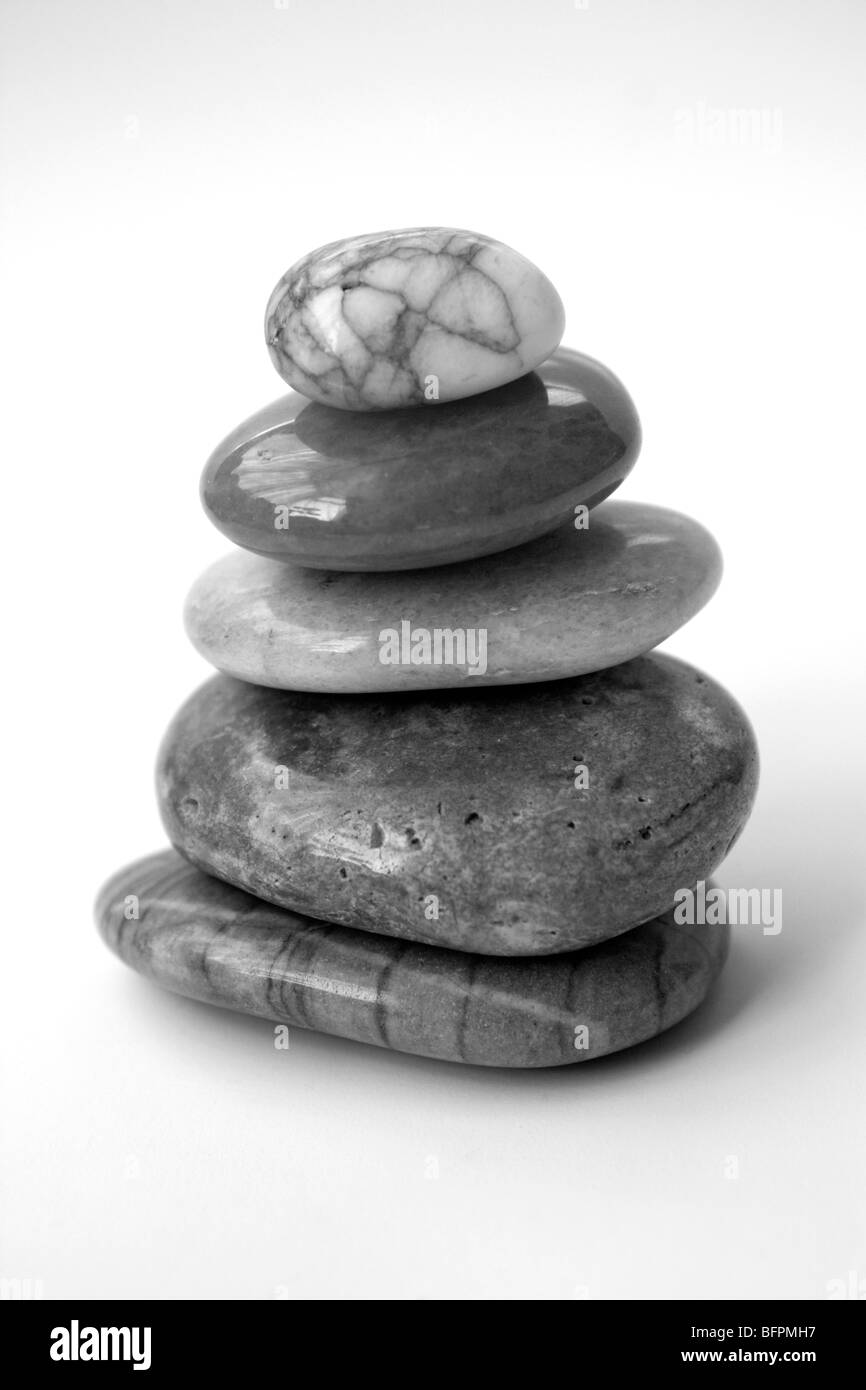 Smooth polished rocks Black and White Stock Photos & Images - Alamy