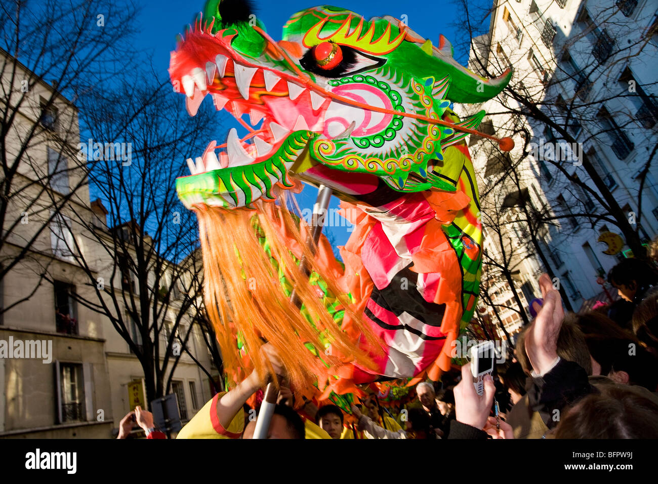 CHINES NEW YEAR, CHINATOWN, PARIS Stock Photo