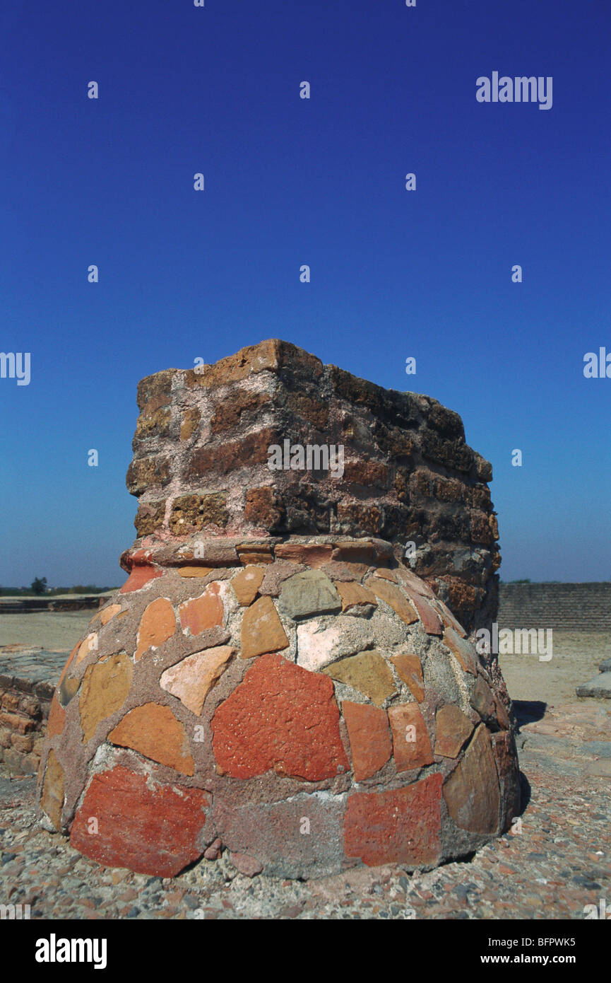 VHM 66463 : Indus Harappa civilization period 2300 To 1700 BC ; Lothal ; Gujarat ; India Stock Photo