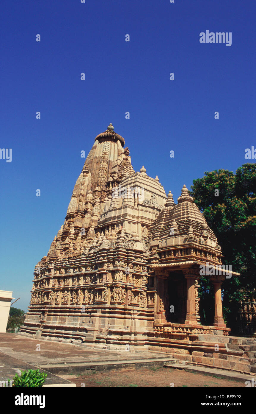 NMK 66836 : Paraswanath Jain temple ; Khajuraho ; Madhya Pradesh ; India Stock Photo